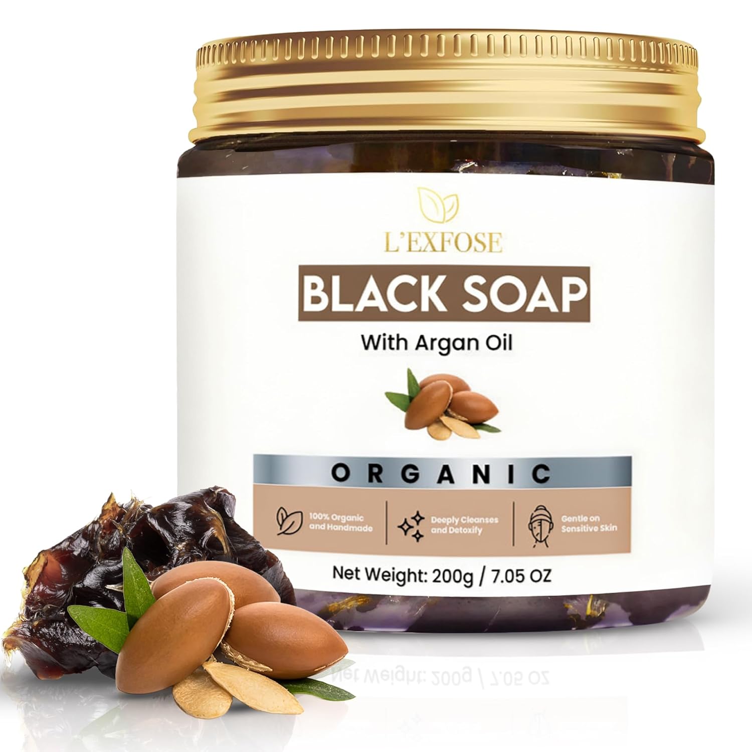 الصابون المغربي البلدي الأسود والنيلا