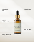 Moroccan prickly pear seed oil packaging — antioxidant rich luxury facial oil — Alziyana UAE